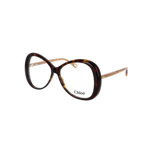 NEW CHLOE EYEGLASSES HAVANA BUTTERFLY WOMEN EYEWEAR CHLOE CH0011O 004 - Picture 1 of 3